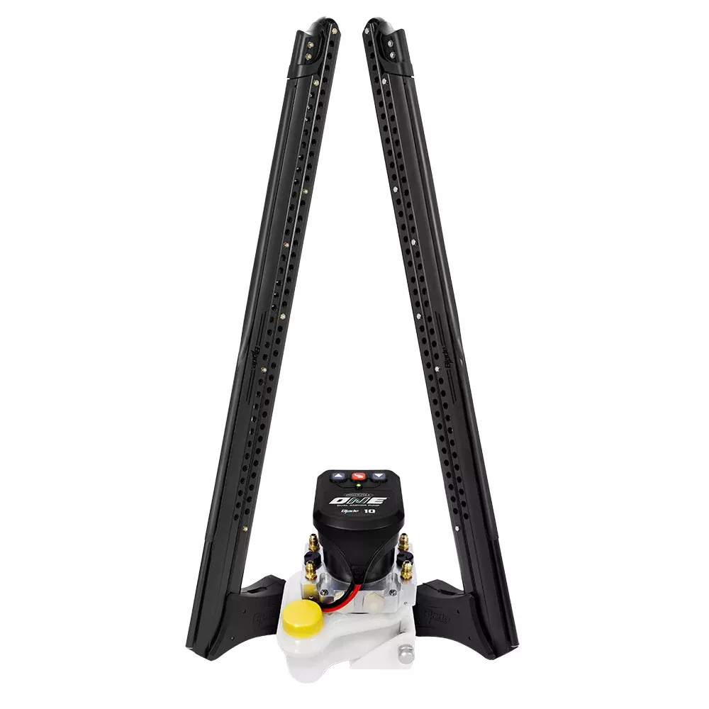 Power-Pole Blade ONE Pump BLS Shallow Water Anchor System - 10' - Dual Blade - Matte Black [PP-2-BLS-10-MB]