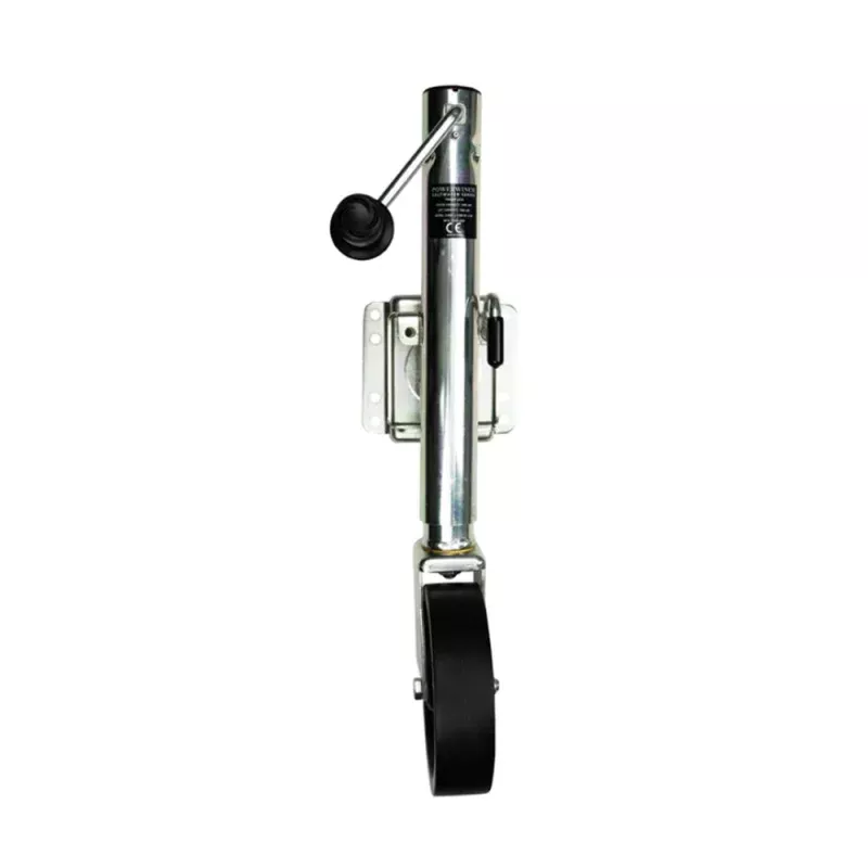 Powerwinch Saltwater Series Jack - 1500lb, Bolt-On, Single Wheel, Zinc 500+ HR Salt Spray [21600-J-1500-B1-Z-R]