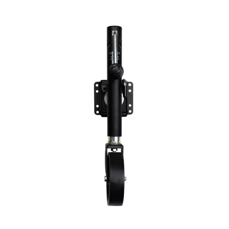 Powerwinch Select Series Jack - 1500lb, Weld-On, Single Wheel, Carbon Black [21400-J-1500-W1-B-R]