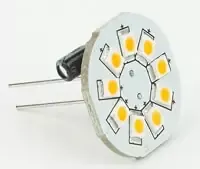 Price Cut Imtra Lighting “Mini” GU4 LED Replacement Bulb, Back-Pin, Warm, 10-30VDC, 9XLED, 1.5W