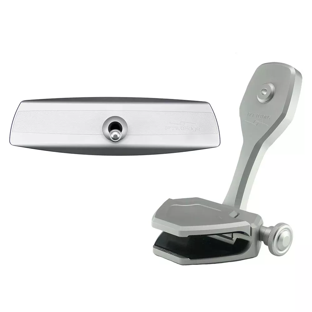 PTM Watersports Mirror/Bracket Kit w/VR-140 Elite MirrorZXR-300 (Silver) [P12848-1300TEBCL]