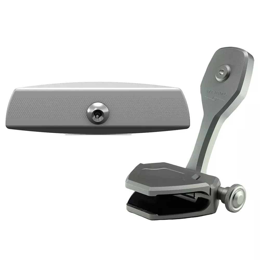 PTM Watersports Mirror/Bracket Kit w/VR-140 Elite MirrorZXR-300 (Titanium Grey) [P12848-1300TEBGR]