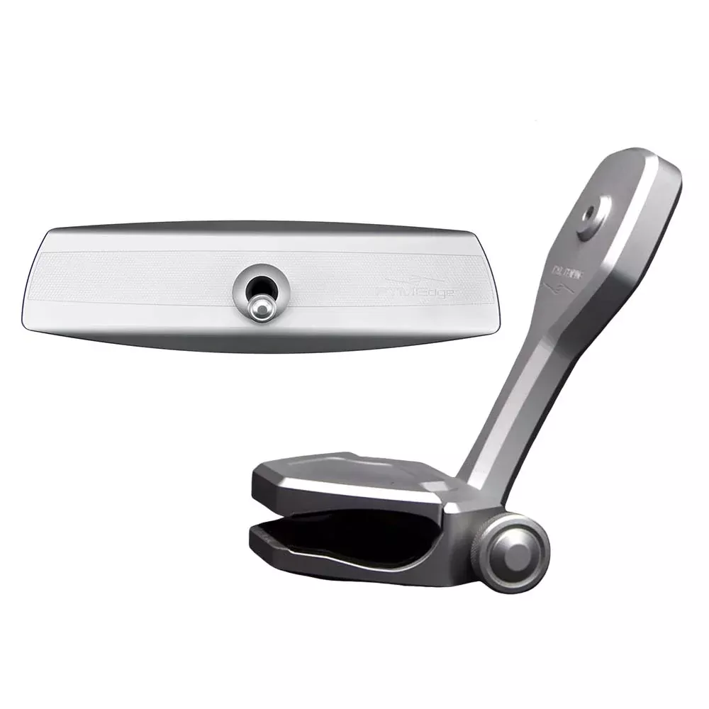 PTM Watersports Mirror/Bracket Kit w/VR-140 Elite MirrorZXR-320 (Silver) [P12848-1320TEBCL]