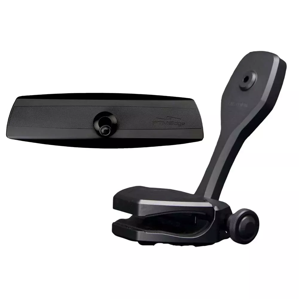 PTM Watersports Mirror/Bracket Kit w/VR-140 Elite MirrorZXR-361 (Black) [P12848-1361TEBBK]