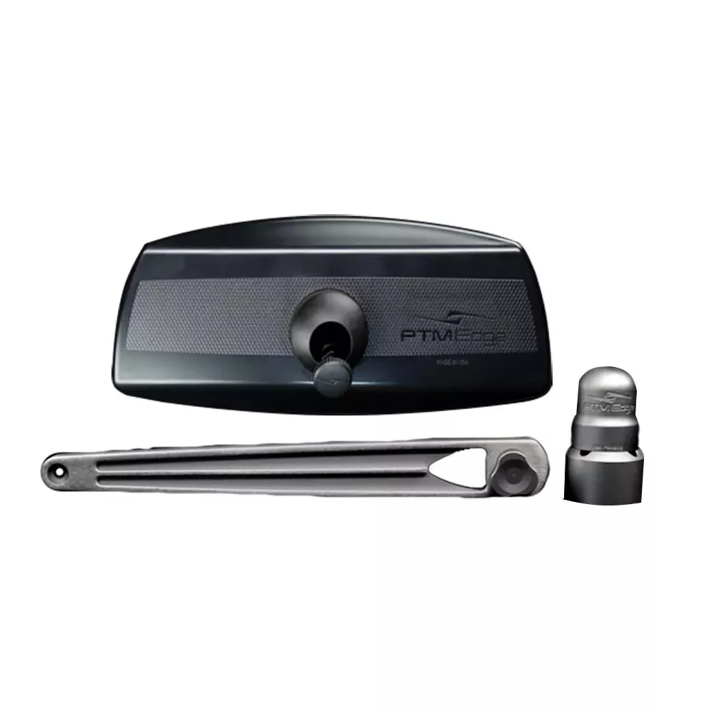 PTM Watersports UCX-17 PRO Pontoon Mirror/Bracket Kit - Titanium Grey [P13157-170TEBGR]