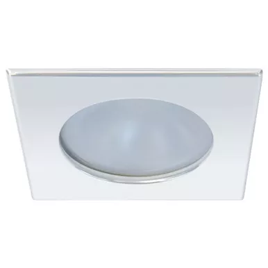 Quick Blake XP Downlight LED -6W, IP66, Screw Mounted - Square Stainless Bezel, Round Daylight Light