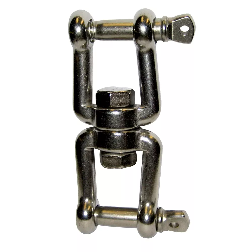 Quick SW8 Anchor Swivel - 8mm Stainless Steel Jaw Jaw Swivel for 11-16 lb. Anchors