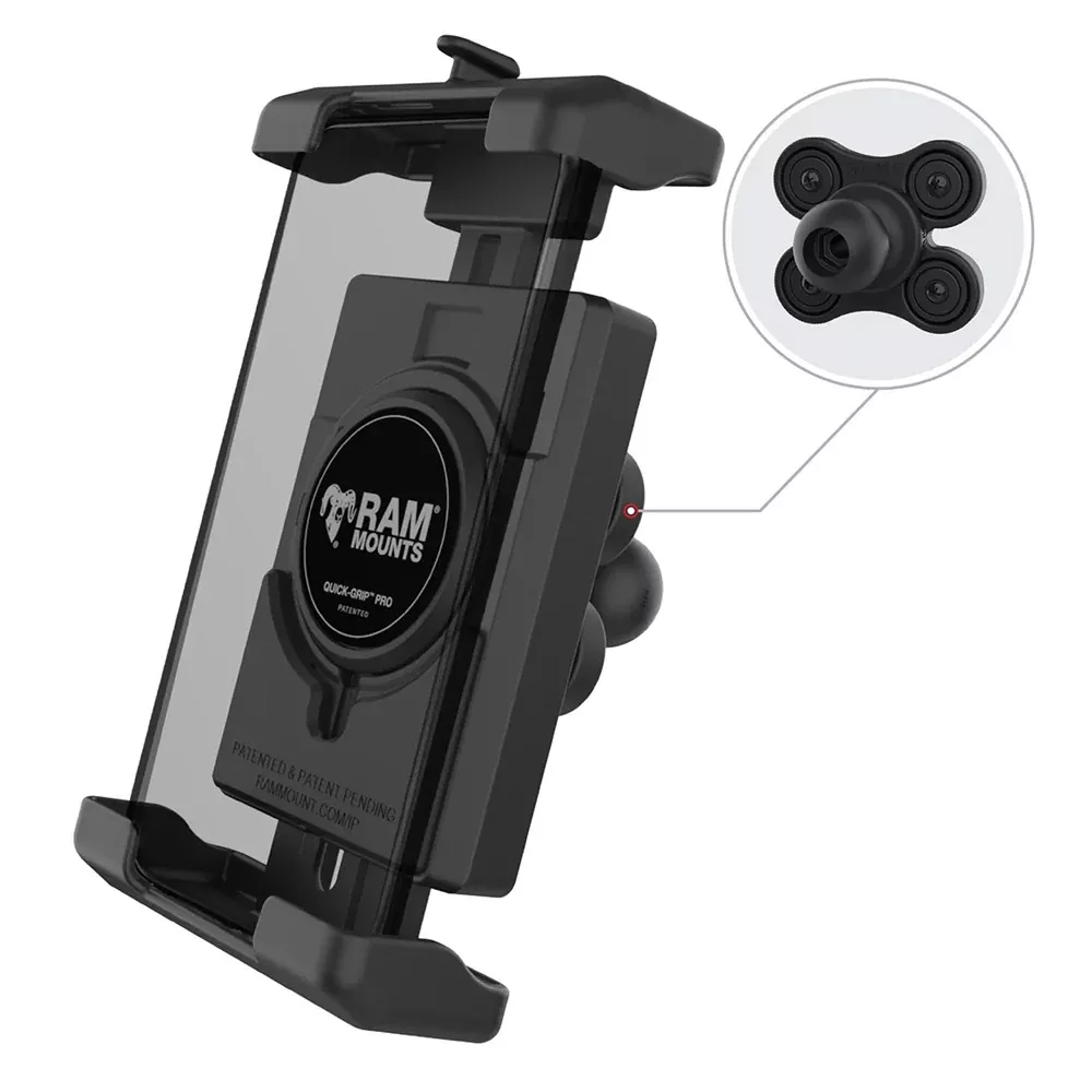 Ram Mount RAM Quick-Grip Pro XL Phone Holder w/BallVibration Damper [RAM-HOL-PD7BVU]