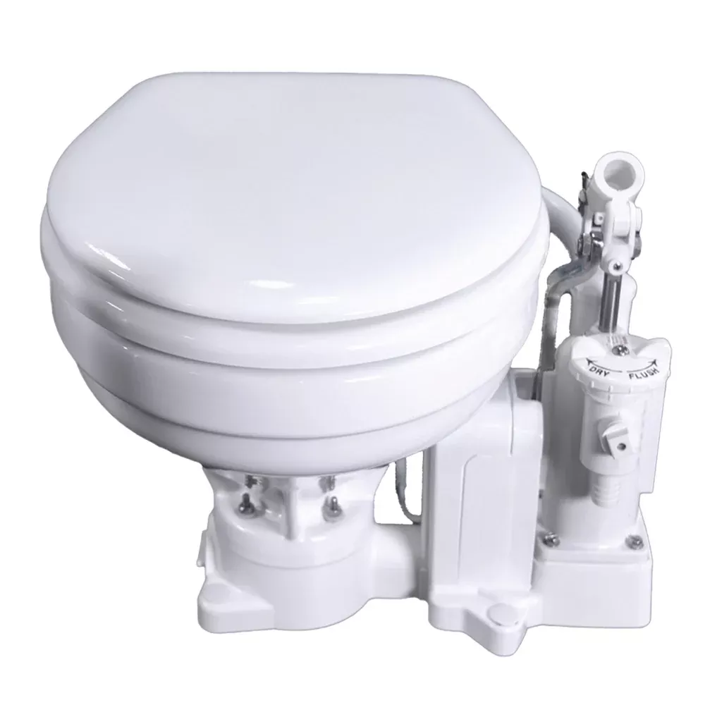 Raritan PH PowerFlush Electric/Manual Toilet – Household Size – 12v – White [P102E12]