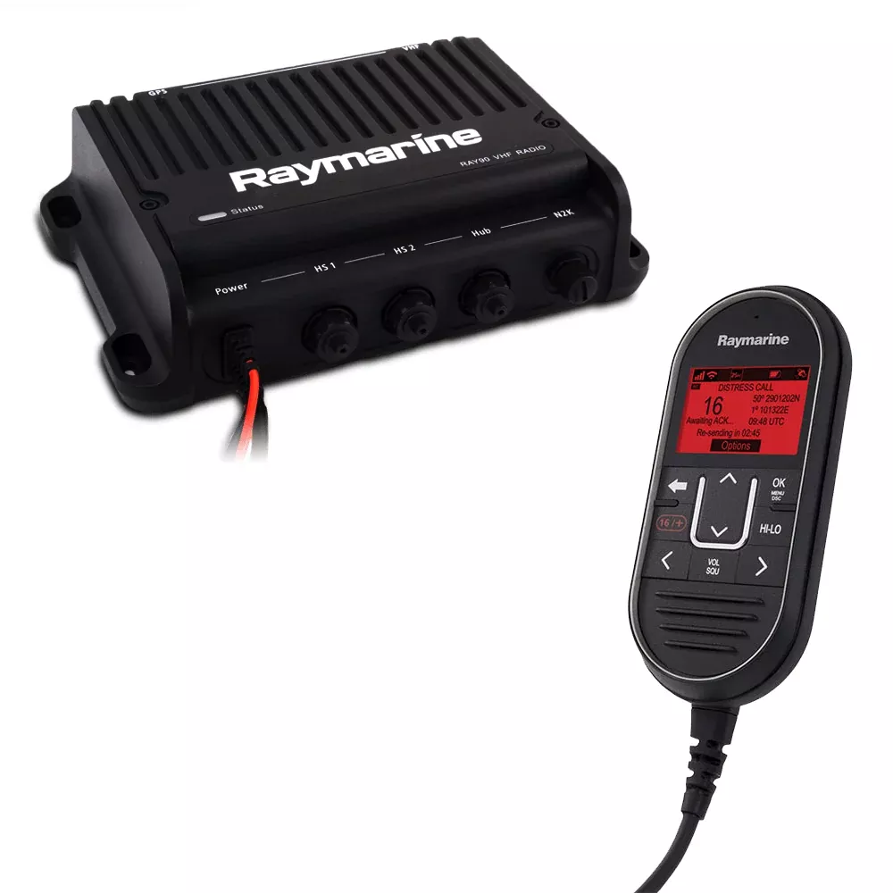 Raymarine Ray91 Modular Dual-Station VHF Black Box Radio System w /AIS [E70493]