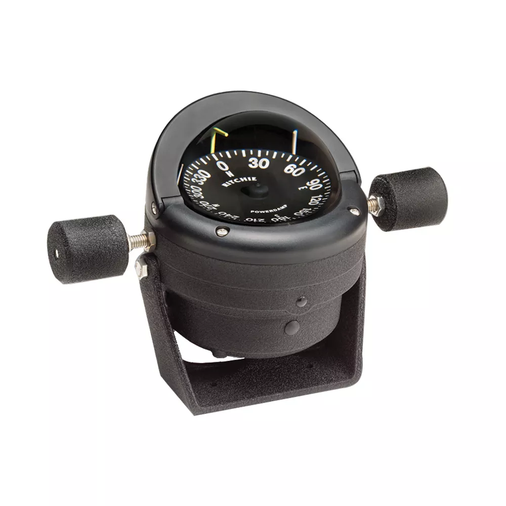 Ritchie HB-845 Helmsman Steel Boat Compass – Bracket Mount – Black