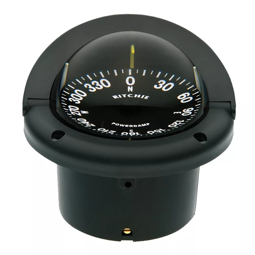Ritchie HF-742 Helmsman Compass – Flush Mount – Black