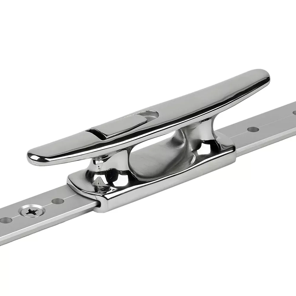 Schaefer Mid-Rail Chock/Cleat Stainless Steel – 1″ [70-74]