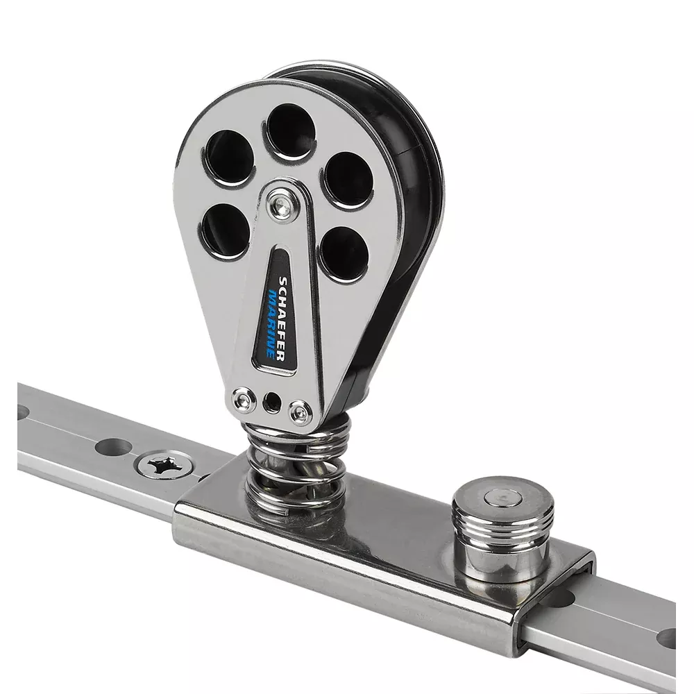 Schaefer Spring Loaded/Lined Slide/Stainless Steel f/1-1/4″ T-Track [705-92]