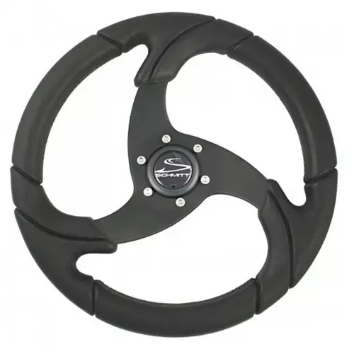 Schmitt Ongaro Folletto 14.2″ Wheel – Black Polyurethane – 3/4″ Tapered Shaft w/Black Center Cap Limited Offer