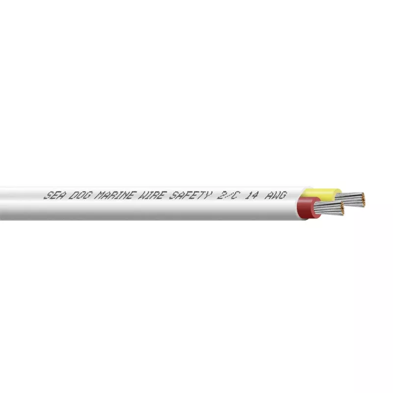 Sea-Dog 14/2 AWG Flat Duplex Safety Wire - Red/Yellow - 500' [8014227]