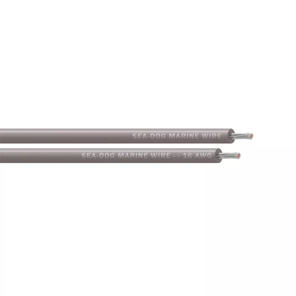 Sea-Dog 16 AWG Grey Primary Wire - 1000' [8016119]