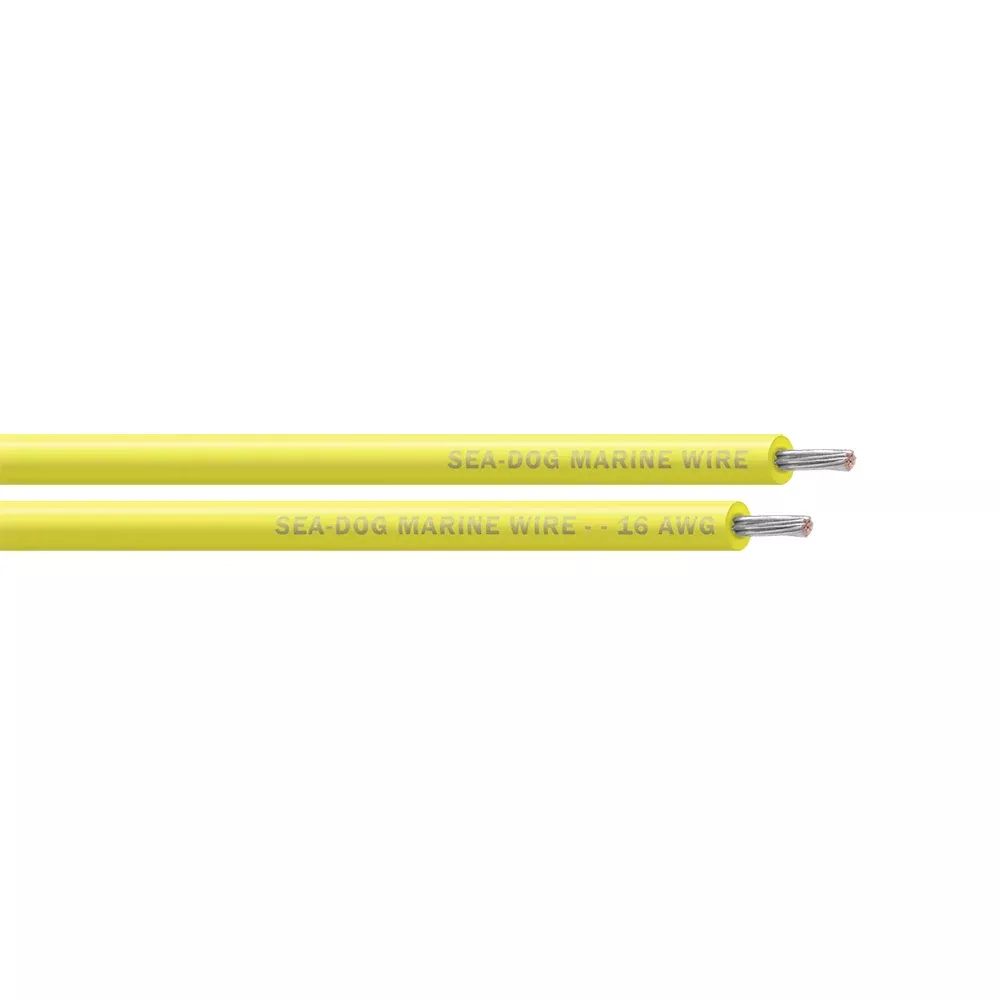 Sea-Dog 16 AWG Yellow Primary Wire - 500' [8016037]