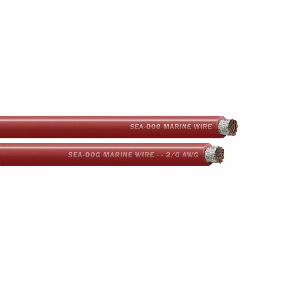 Sea-Dog 2/0 AWG Red Battery Cable - 100' [8021022]