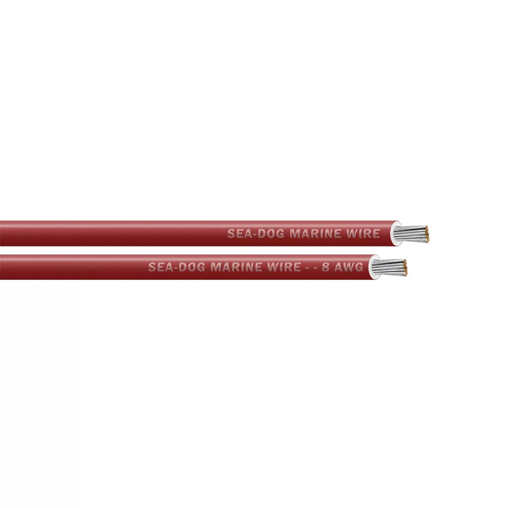 Sea-Dog 8 AWG Red Primary Wire – 50′ [8008021]