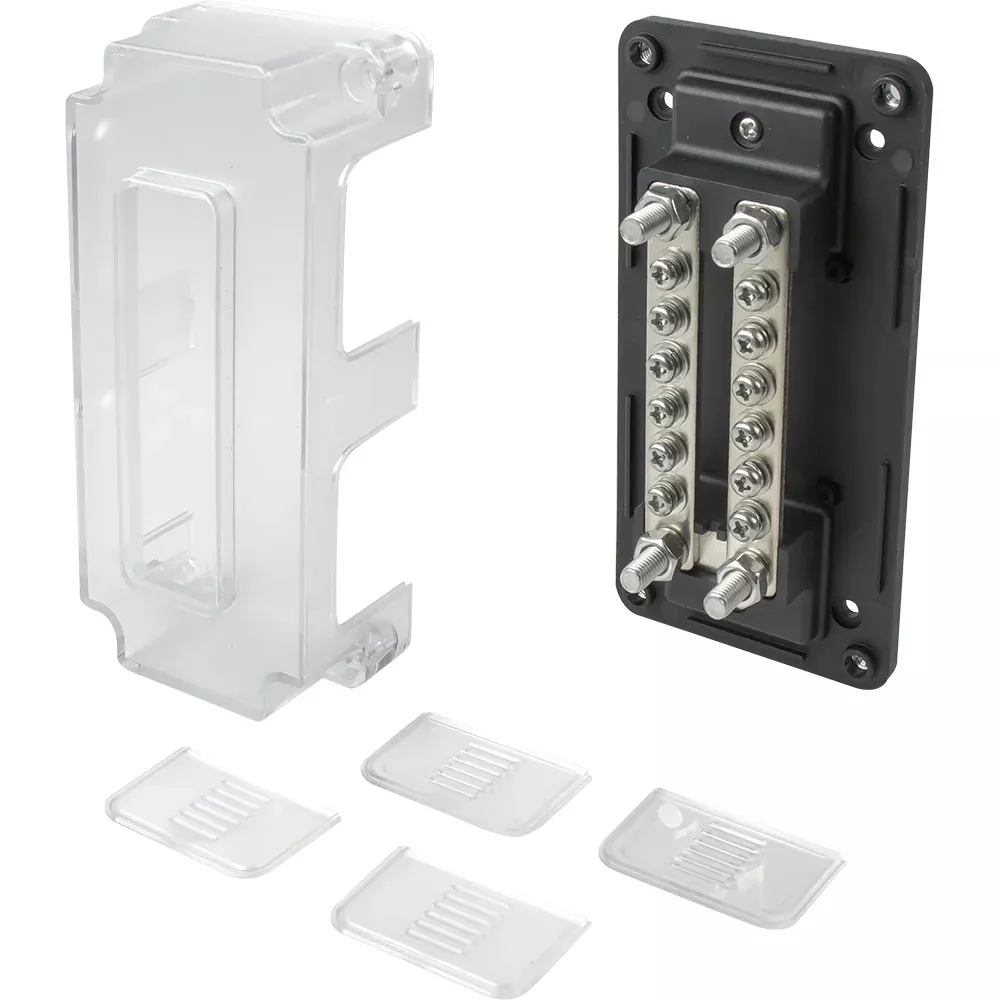 Sea-Dog Dual Buss Bar w/Cover – 12 Terminals [426693-3]