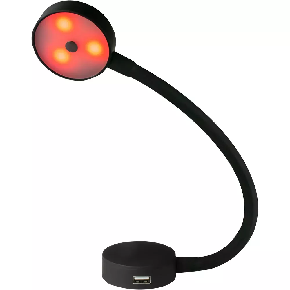 Sea-Dog LED Flex Neck Day/Night Light w/USB Socket - RedWhite Light