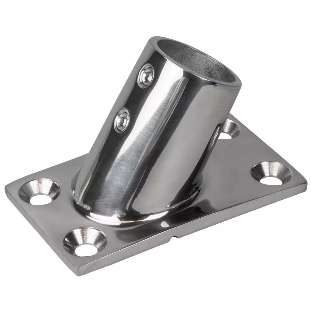 Sea-Dog Rail Base Fitting Rectangular Base 60 316 Stainless Steel - 1-7 /8