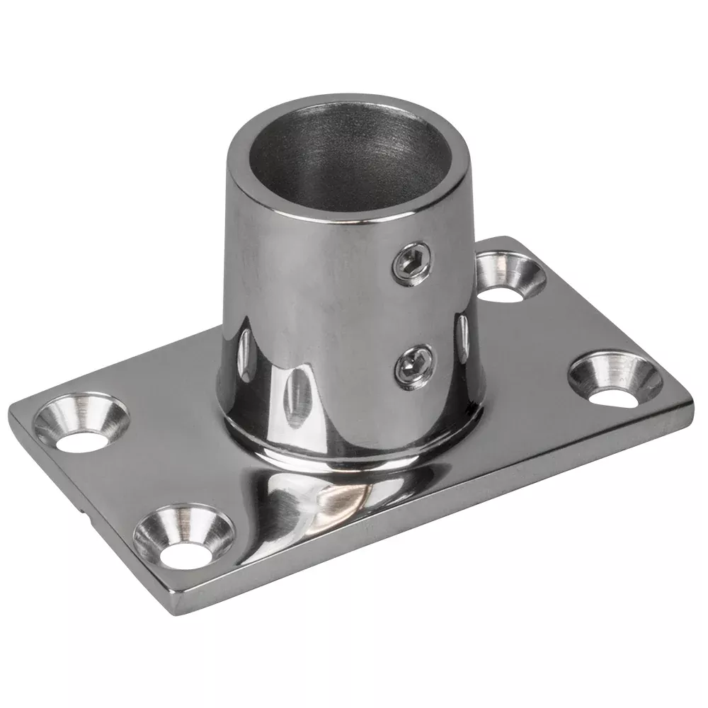 Sea-Dog Rail Base Fitting Rectangular Base 90 - 316 Stainless Steel - 1-11 /16