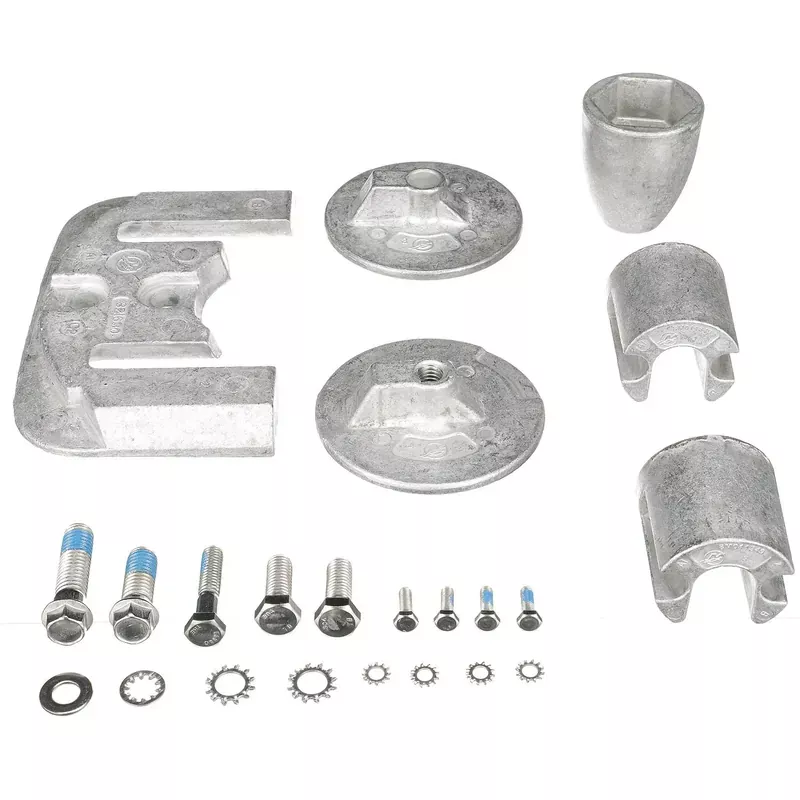 Seasonal Sale Mercury 888761K02 Aluminum Anode Kit for MerCruiser Bravo Three Sterndrives