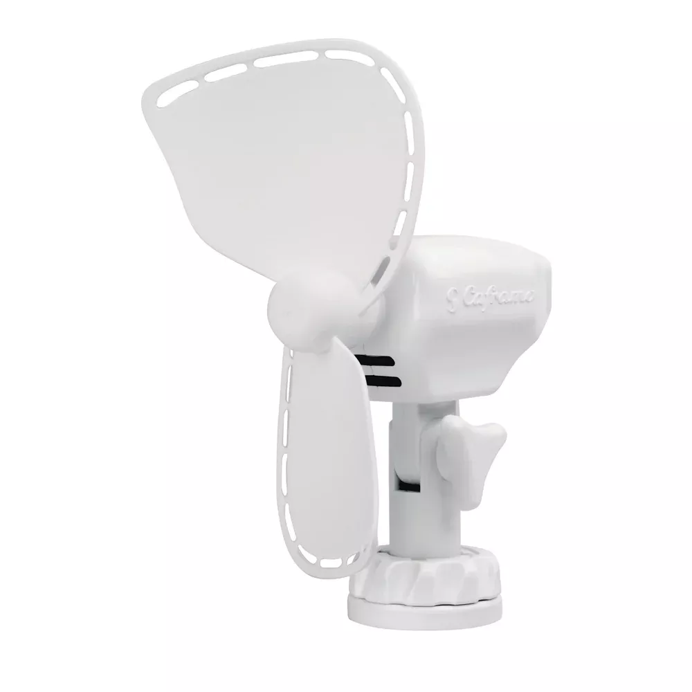SEEKR by Caframo Ultimate 747 12V 2-Speed 7" Fan w/Lighter Plug - White