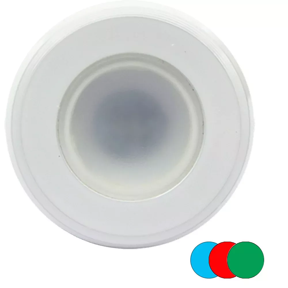 Shadow-Caster Color-Changing White, BlueRed Dimmable – White Powder Coat Down Light [SCM-DL-WBR-WH]