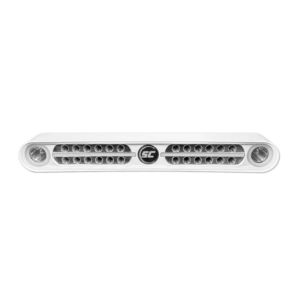 Shadow-Caster Eagle Ray LED Light Bar - White HousingDual Optics