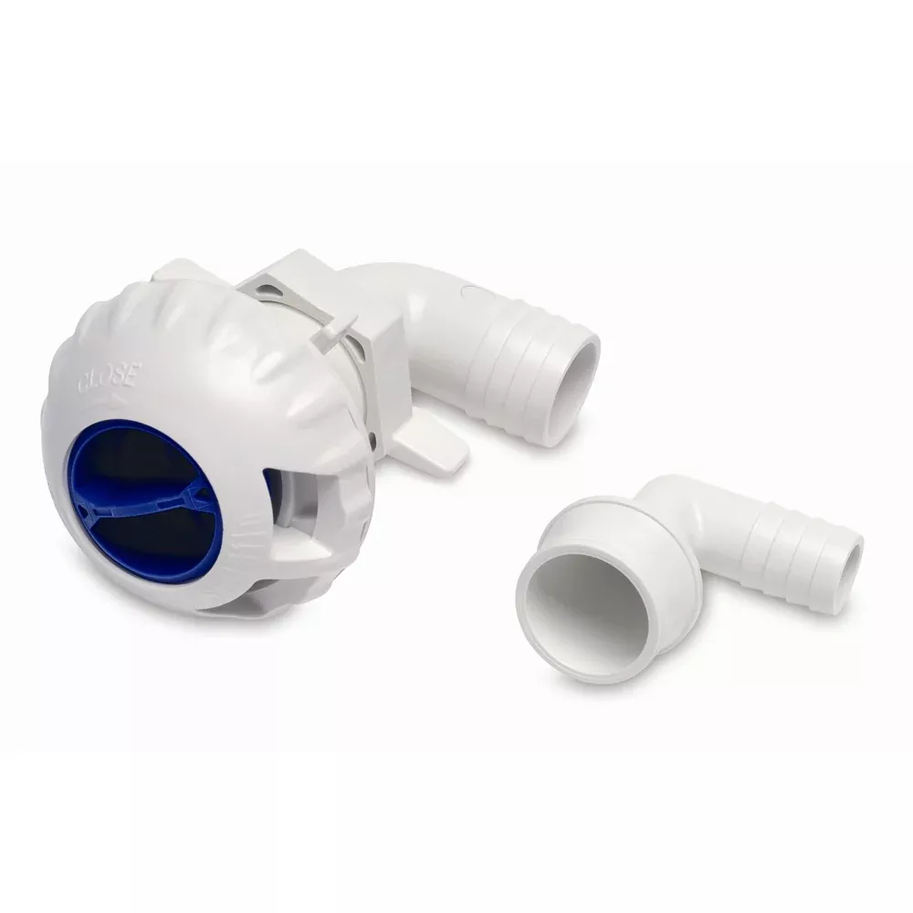 Shurflo by Pentair Livewell Fill Valve w/3/4"1-1/8" Fittings