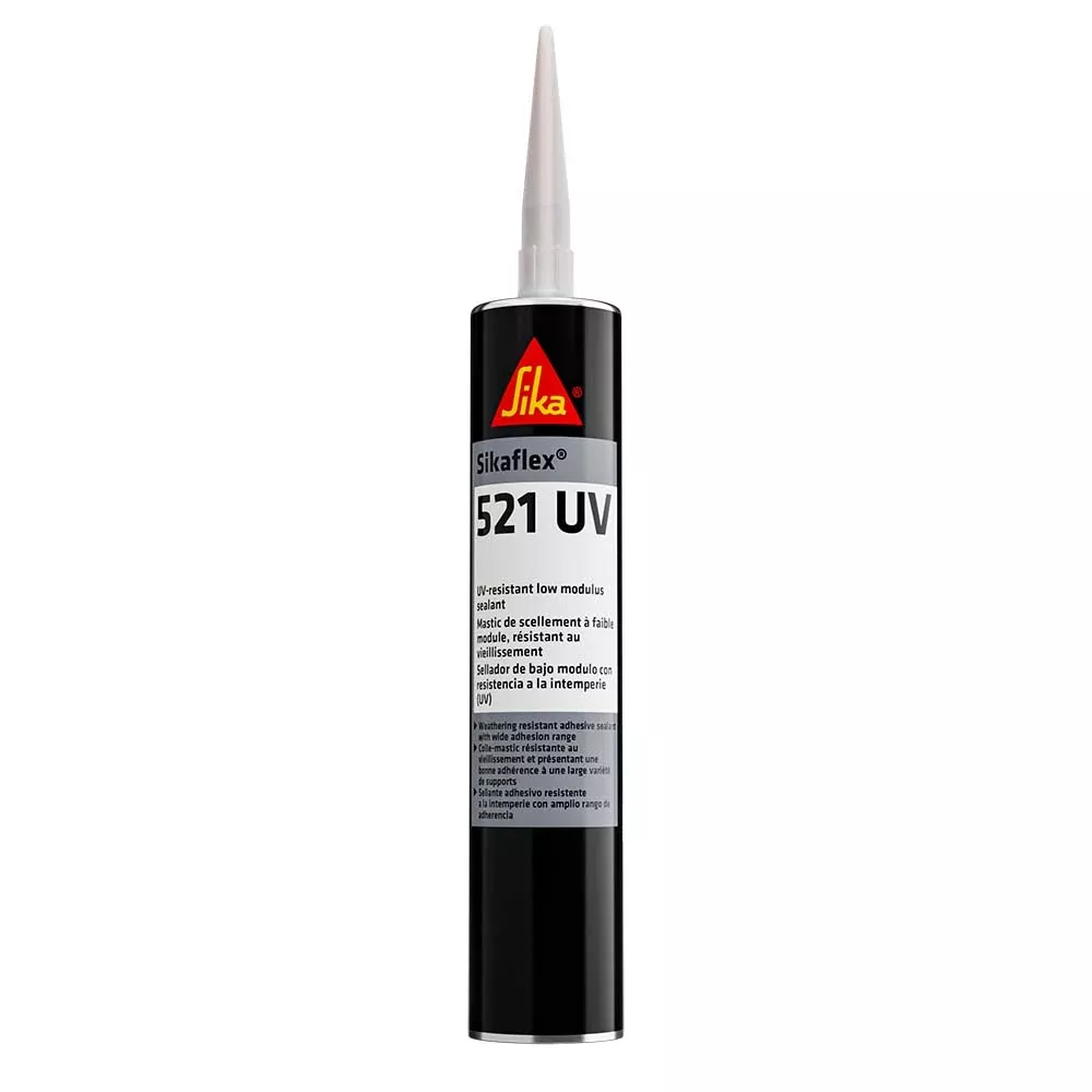Sika Sikaflex 521UV UV Resistant LM Polyurethane Sealant - 10.3oz(300ml) Cartridge - White