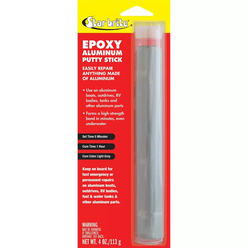 Star brite Epoxy Aluminum Putty Stick – 4 oz [87004]