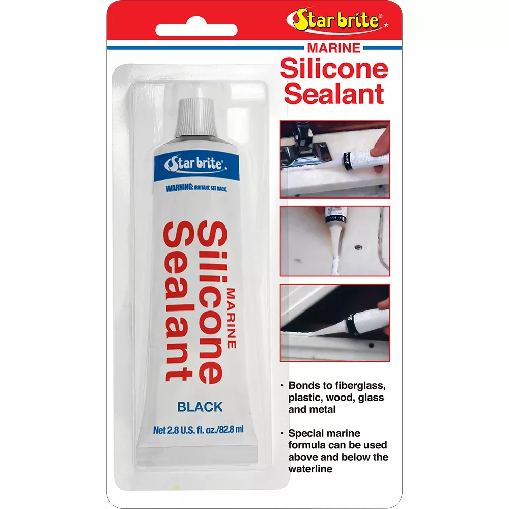 Star brite Marine Silicone Sealant – Black – 2.8 oz [82103]