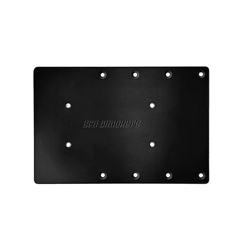 Super Sale Sea Brackets 12″ Straight Trolling Motor Plate f/Garmin Force Kraken – Black [SEA2313-BLK]