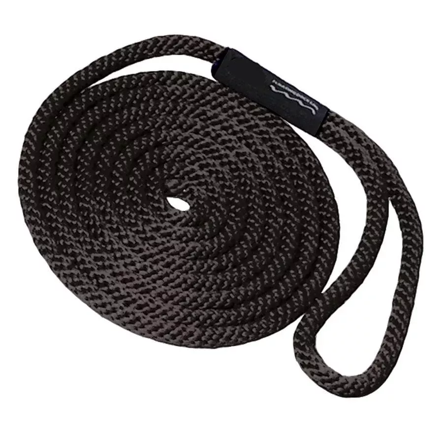 T-H Marine Dock Line 3/8' X 15' Solid Braid Bl [BE-CO-52924-DP]