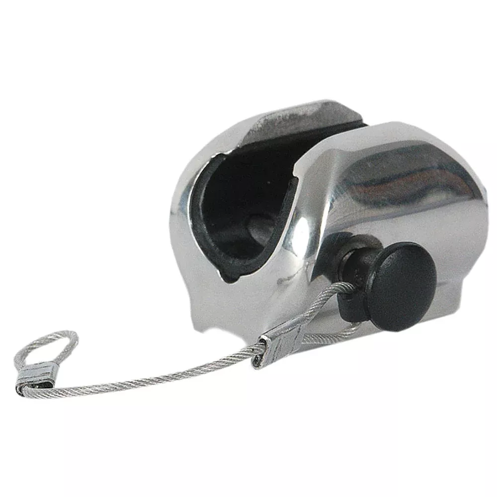 TACO Concave Deck Hinge w/PinLanyard - Fits 7/8" Tube