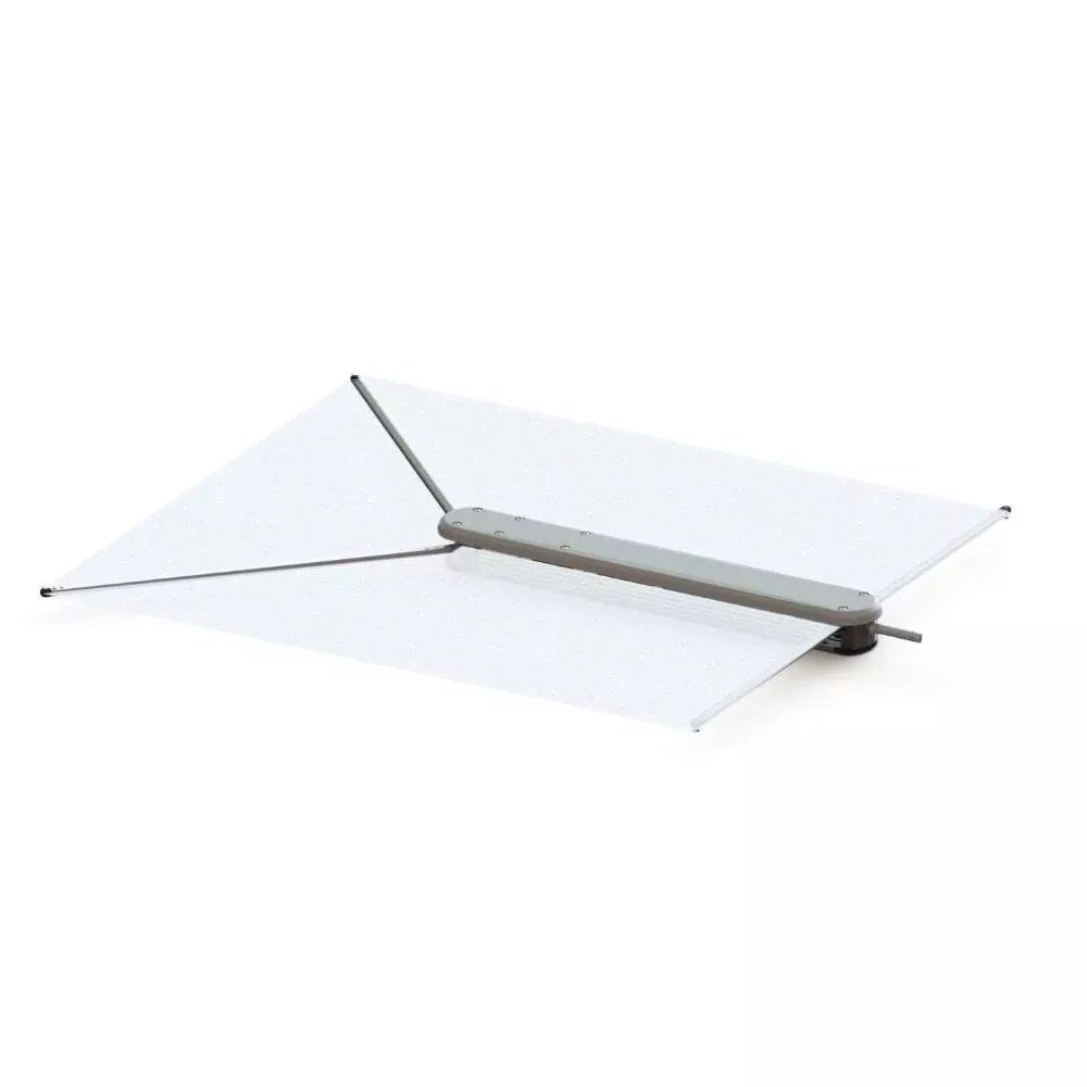 Taco Metals Shade Fin With White Fabric & Bag K [T10-3000-1]