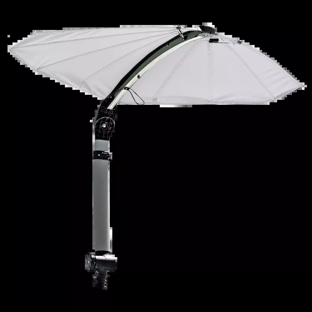 Taco Metals ShadefinMini With White Fabric & [T10-4000-1]