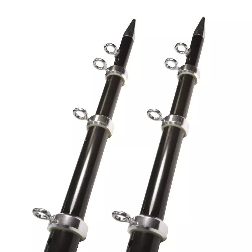 Taco Metals Tele-OutriggerHD 1-1/2Black/Sil [OT-0542BKA15-HD]