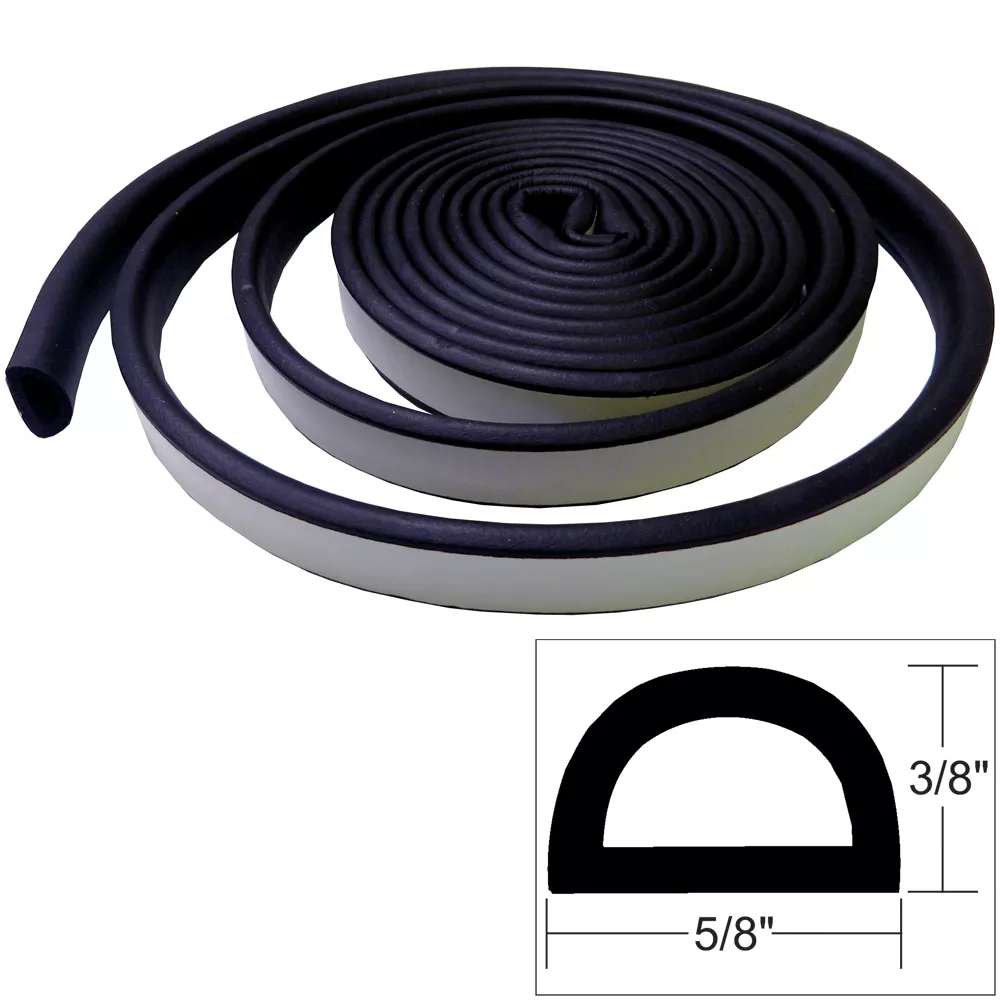 TACO Weather Seal - 10'L x ¼"H x ⅜"W - Black