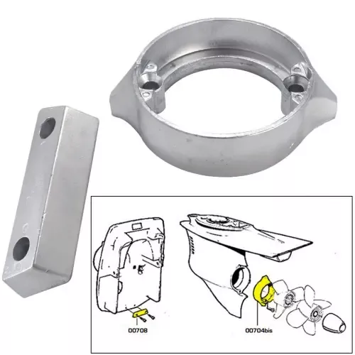 Tecnoseal Anode Kit w/Hardware – Volvo Duo-Prop 290 – Zinc Direct From Factory