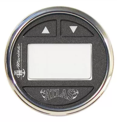 TH Marine Hydraulic Gauge Kit Fits Atlas 4 & 8in Jack PLates Stainless Steel Bezel