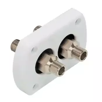 Thru Hull, White Dual Hose Hot Picks