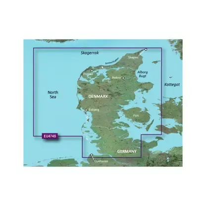 Today Only Garmin BlueChart g3 Vision HD – VEU474S – Alborg to the Eider – microSD™/SD™