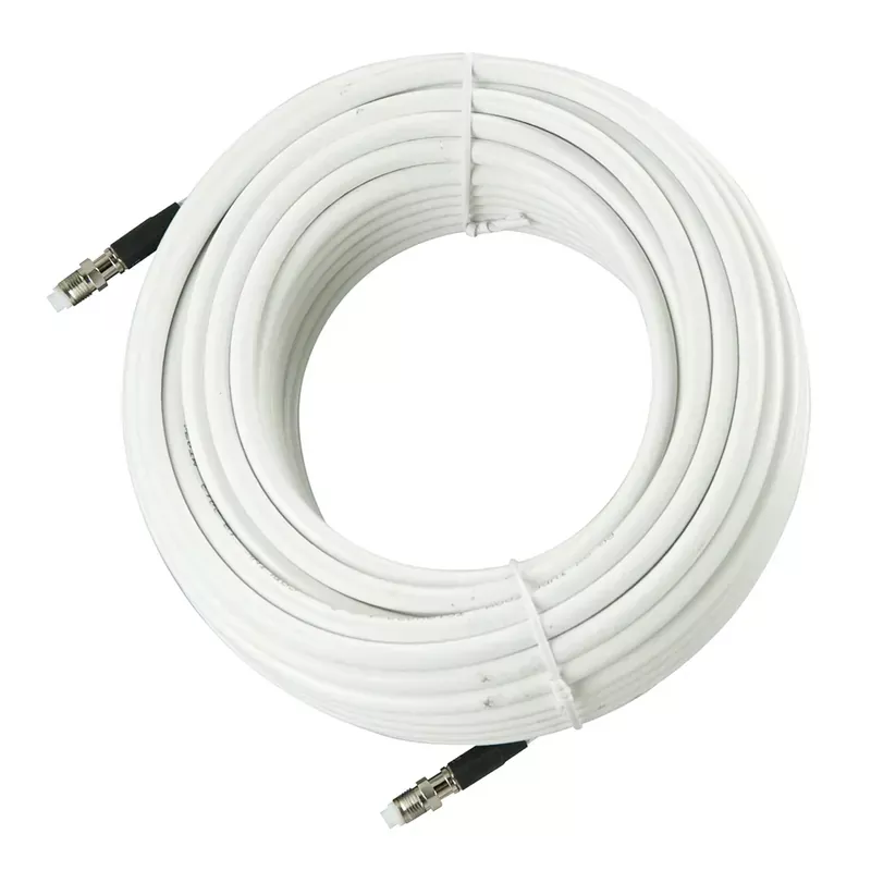 Top Rated Glomex 30M – 99‘ RG-8X Coax f/Glomeasy VHF Antennas – White