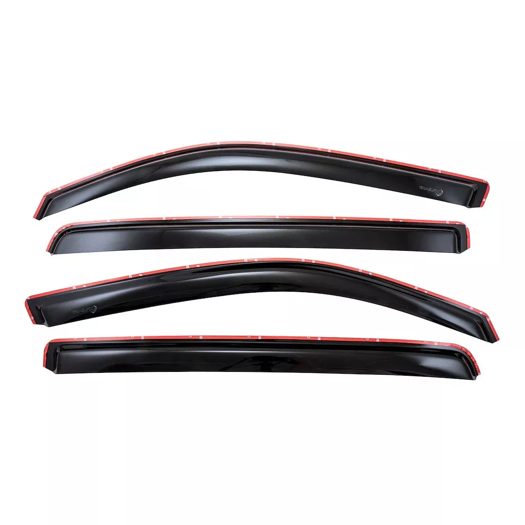 Trailfx TFX Inchannel WNDW Vents Smoke 4pc [4818IC]