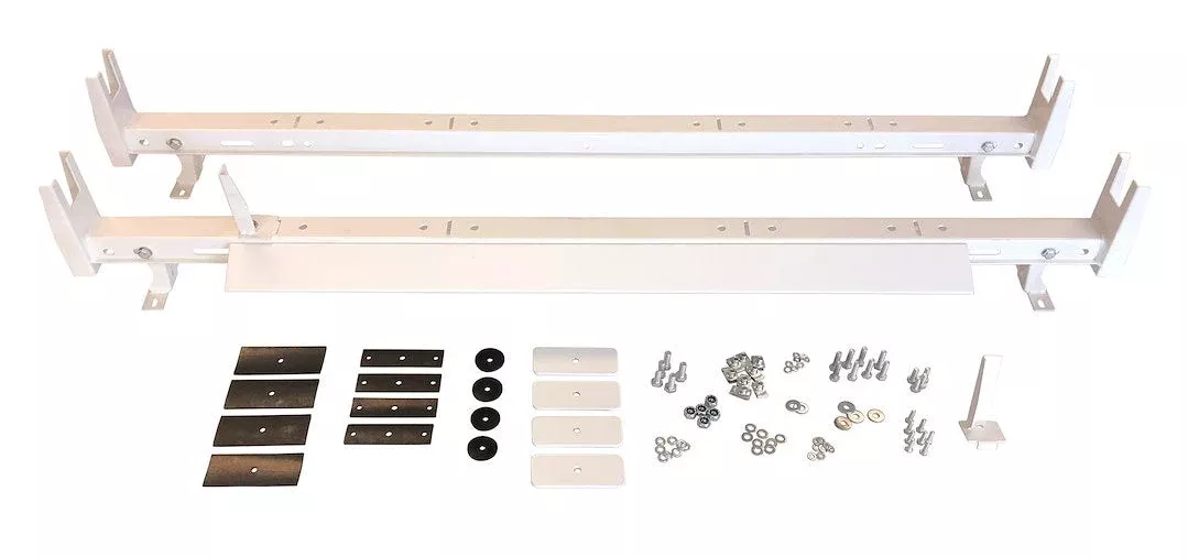 Trailfx Van Rack 2 Bar Non Rg Mount White [FCLR005W]